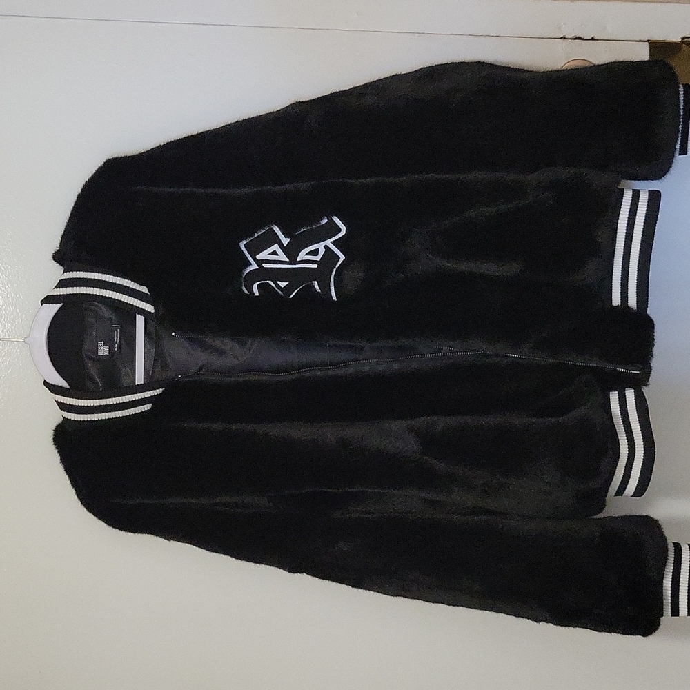 Men's Russell Park Plush Faux Fur Bomber